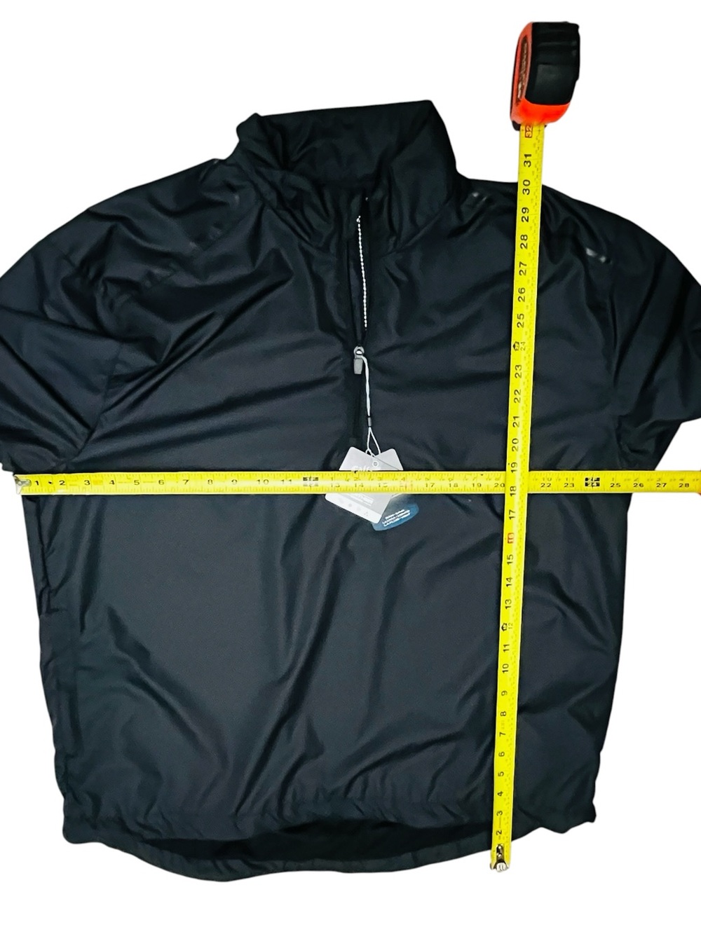 Callaway Windbreaker Jacket XL Black Golf 1/4 Zip Short Sleeve Zip/Pockets NEW - Picture 10 of 15